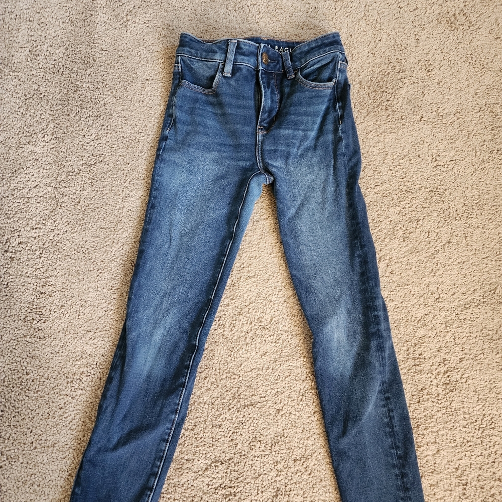 High rise jeans